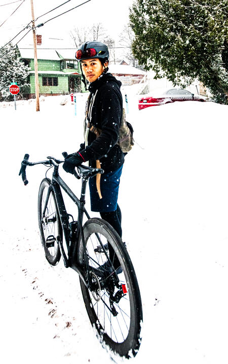 Me at the Epic Gravel Race in Cable WI.