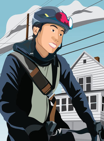 Me at the Epic Gravel Race in Cable WI.